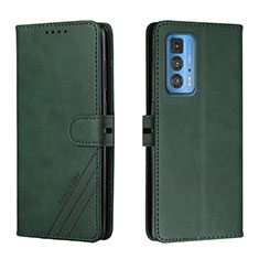 Custodia Portafoglio In Pelle Cover con Supporto L02 per Motorola Moto Edge S Pro 5G Verde