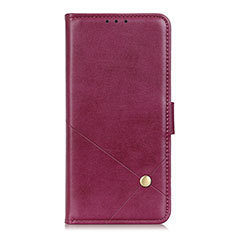 Custodia Portafoglio In Pelle Cover con Supporto L02 per Motorola Moto G9 Plus Rosso Rosa