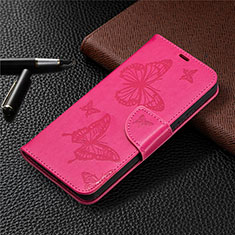 Custodia Portafoglio In Pelle Cover con Supporto L02 per Nokia 3.4 Rosa Caldo