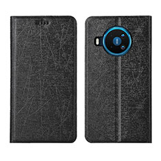 Custodia Portafoglio In Pelle Cover con Supporto L02 per Nokia 8.3 5G Nero