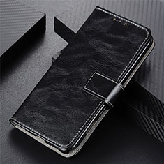 Custodia Portafoglio In Pelle Cover con Supporto L02 per Oppo Reno4 F Nero