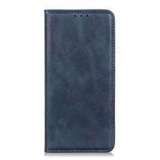 Custodia Portafoglio In Pelle Cover con Supporto L02 per Samsung Galaxy A01 Core Blu