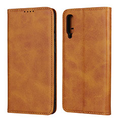 Custodia Portafoglio In Pelle Cover con Supporto L02 per Samsung Galaxy A30S Arancione