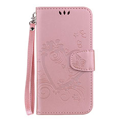 Custodia Portafoglio In Pelle Cover con Supporto L02 per Samsung Galaxy S10 Lite Oro Rosa
