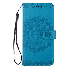 Custodia Portafoglio In Pelle Cover con Supporto L02 per Samsung Galaxy S20 5G Blu