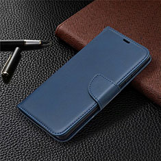 Custodia Portafoglio In Pelle Cover con Supporto L02 per Samsung Galaxy S20 FE 2022 5G Blu