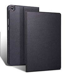 Custodia Portafoglio In Pelle Cover con Supporto L02 per Samsung Galaxy Tab S5e 4G 10.5 SM-T725 Nero