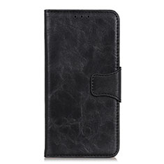 Custodia Portafoglio In Pelle Cover con Supporto L02 per Sony Xperia 8 Nero