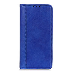 Custodia Portafoglio In Pelle Cover con Supporto L02 per Xiaomi Mi 10T 5G Blu