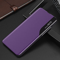 Custodia Portafoglio In Pelle Cover con Supporto L02 per Xiaomi Mi 12 Pro 5G Viola