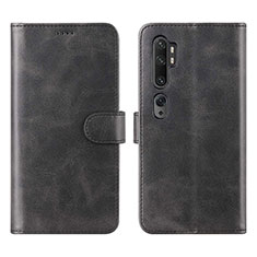 Custodia Portafoglio In Pelle Cover con Supporto L02 per Xiaomi Mi Note 10 Pro Nero