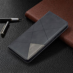 Custodia Portafoglio In Pelle Cover con Supporto L02 per Xiaomi Redmi 10A 4G Nero