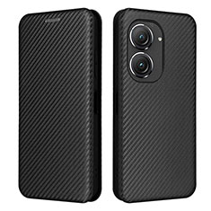 Custodia Portafoglio In Pelle Cover con Supporto L02Z per Asus Zenfone 9 Nero