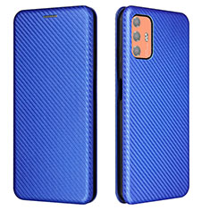 Custodia Portafoglio In Pelle Cover con Supporto L02Z per HTC Desire 21 Pro 5G Blu