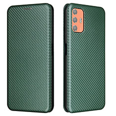 Custodia Portafoglio In Pelle Cover con Supporto L02Z per HTC Desire 21 Pro 5G Verde