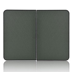 Custodia Portafoglio In Pelle Cover con Supporto L02Z per Microsoft Surface Duo Verde