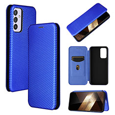 Custodia Portafoglio In Pelle Cover con Supporto L02Z per Samsung Galaxy A15 5G Blu