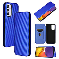 Custodia Portafoglio In Pelle Cover con Supporto L02Z per Samsung Galaxy A25 5G Blu