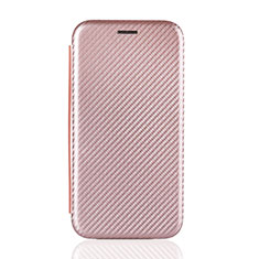 Custodia Portafoglio In Pelle Cover con Supporto L02Z per Samsung Galaxy A42 5G Oro Rosa