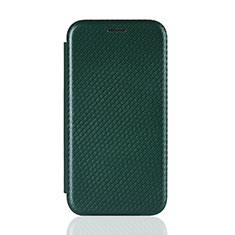 Custodia Portafoglio In Pelle Cover con Supporto L02Z per Samsung Galaxy A42 5G Verde