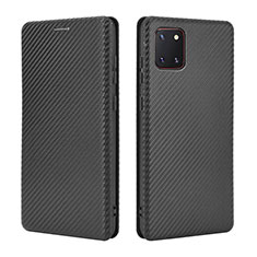 Custodia Portafoglio In Pelle Cover con Supporto L02Z per Samsung Galaxy A81 Nero