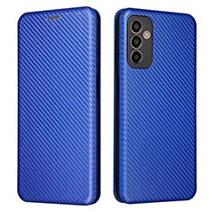 Custodia Portafoglio In Pelle Cover con Supporto L02Z per Samsung Galaxy F13 4G Blu