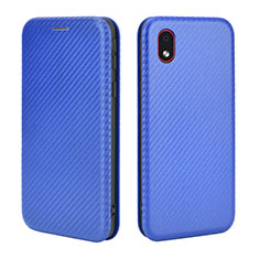 Custodia Portafoglio In Pelle Cover con Supporto L02Z per Samsung Galaxy M01 Core Blu