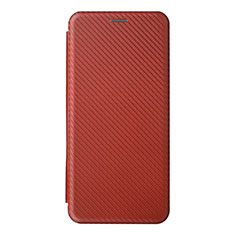 Custodia Portafoglio In Pelle Cover con Supporto L02Z per Samsung Galaxy M33 5G Marrone