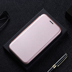 Custodia Portafoglio In Pelle Cover con Supporto L02Z per Xiaomi Mi 10T 5G Oro Rosa