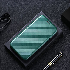 Custodia Portafoglio In Pelle Cover con Supporto L02Z per Xiaomi Poco M3 Verde