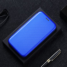 Custodia Portafoglio In Pelle Cover con Supporto L02Z per Xiaomi Redmi 9C NFC Blu