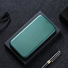 Custodia Portafoglio In Pelle Cover con Supporto L02Z per Xiaomi Redmi A1 Verde