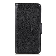 Custodia Portafoglio In Pelle Cover con Supporto L03 per Alcatel 1S (2019) Nero