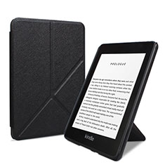 Custodia Portafoglio In Pelle Cover con Supporto L03 per Amazon Kindle 6 inch Nero