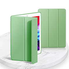 Custodia Portafoglio In Pelle Cover con Supporto L03 per Apple iPad 10.2 (2020) Verde Pastello