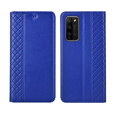 Custodia Portafoglio In Pelle Cover con Supporto L03 per Huawei Honor 30 Lite 5G Blu