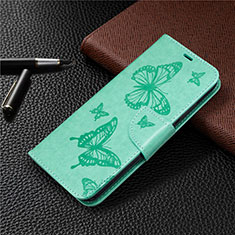 Custodia Portafoglio In Pelle Cover con Supporto L03 per Huawei Honor 9C Verde