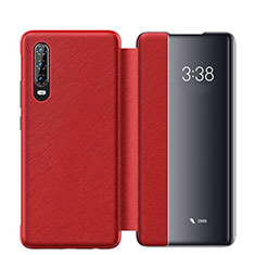Custodia Portafoglio In Pelle Cover con Supporto L03 per Huawei P30 Rosso