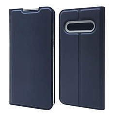 Custodia Portafoglio In Pelle Cover con Supporto L03 per LG V60 ThinQ 5G Blu
