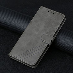 Custodia Portafoglio In Pelle Cover con Supporto L03 per Motorola Moto Edge 20 Pro 5G Grigio Scuro