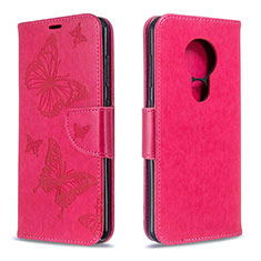 Custodia Portafoglio In Pelle Cover con Supporto L03 per Nokia 6.2 Rosa Caldo