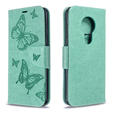 Custodia Portafoglio In Pelle Cover con Supporto L03 per Nokia 6.2 Verde