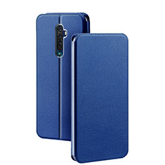 Custodia Portafoglio In Pelle Cover con Supporto L03 per Oppo Reno2 Blu