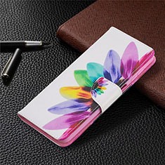 Custodia Portafoglio In Pelle Cover con Supporto L03 per Samsung Galaxy F12 Colorato