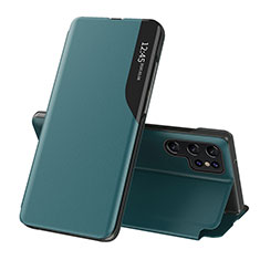 Custodia Portafoglio In Pelle Cover con Supporto L03 per Samsung Galaxy S24 Ultra 5G Verde