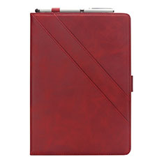 Custodia Portafoglio In Pelle Cover con Supporto L03 per Samsung Galaxy Tab S5e 4G 10.5 SM-T725 Rosso
