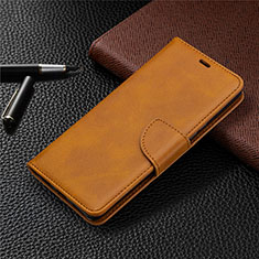 Custodia Portafoglio In Pelle Cover con Supporto L03 per Sony Xperia L4 Arancione