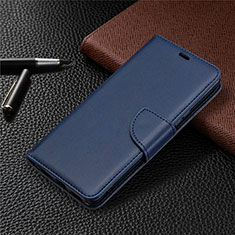 Custodia Portafoglio In Pelle Cover con Supporto L03 per Sony Xperia L4 Blu