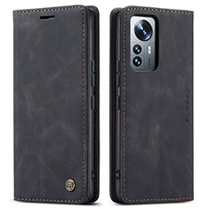Custodia Portafoglio In Pelle Cover con Supporto L03 per Xiaomi Mi 12 Lite 5G Nero