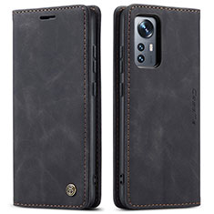 Custodia Portafoglio In Pelle Cover con Supporto L03 per Xiaomi Mi 12 Pro 5G Nero